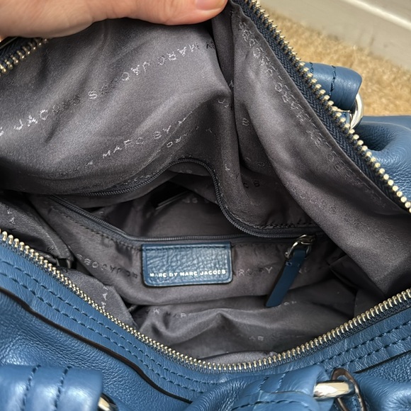 marc by marc jacobs blue leather purse - Picture 7 of 8